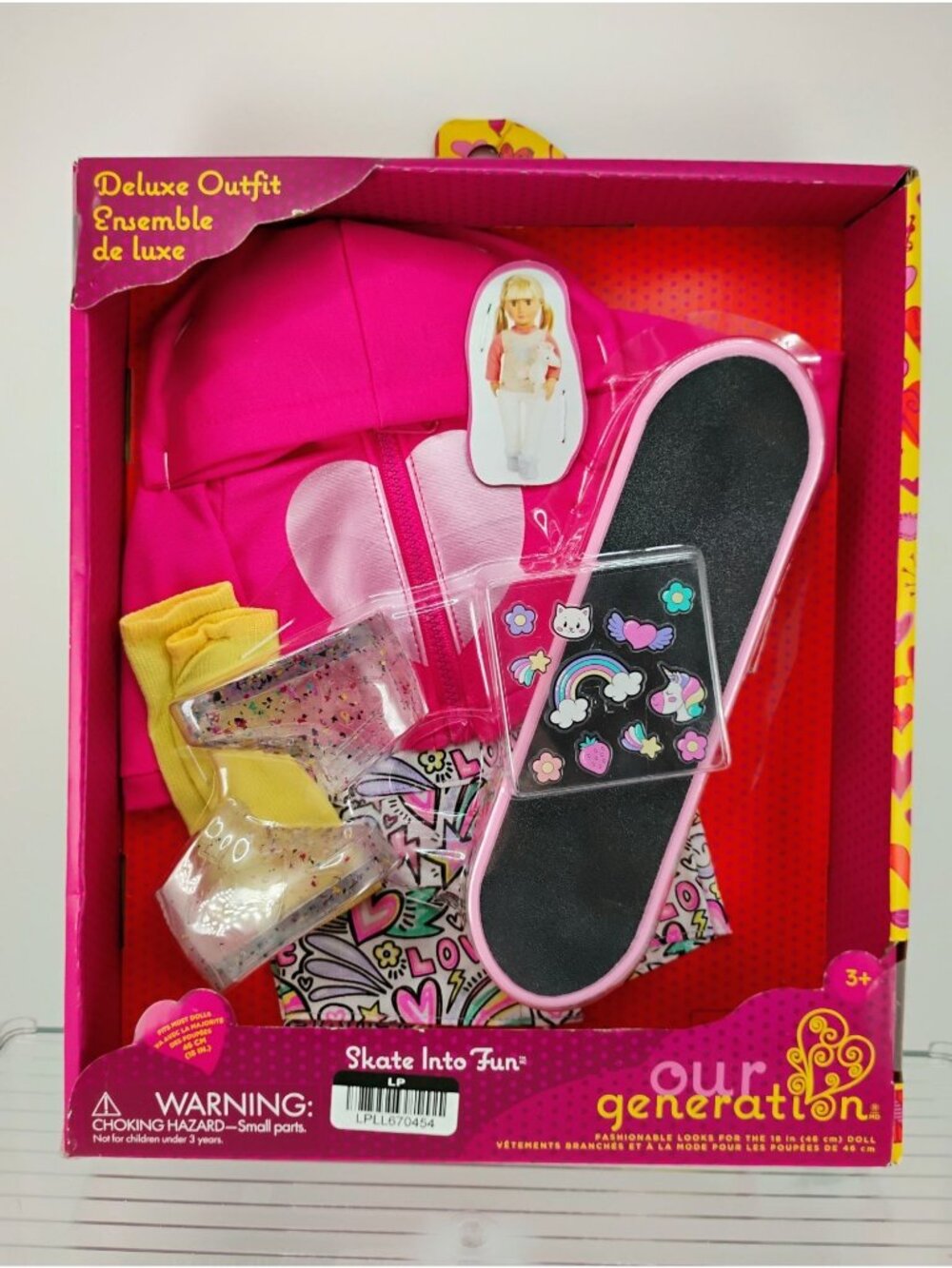 Our Generation Deluxe Outfit Skate Into Fun Doll Clothes Set